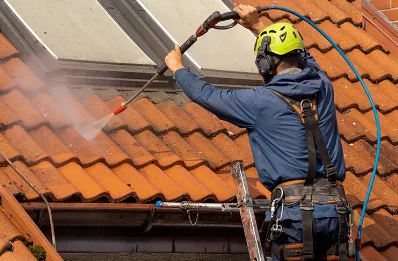 Démoussage et hydrofuge de toiture à Barran